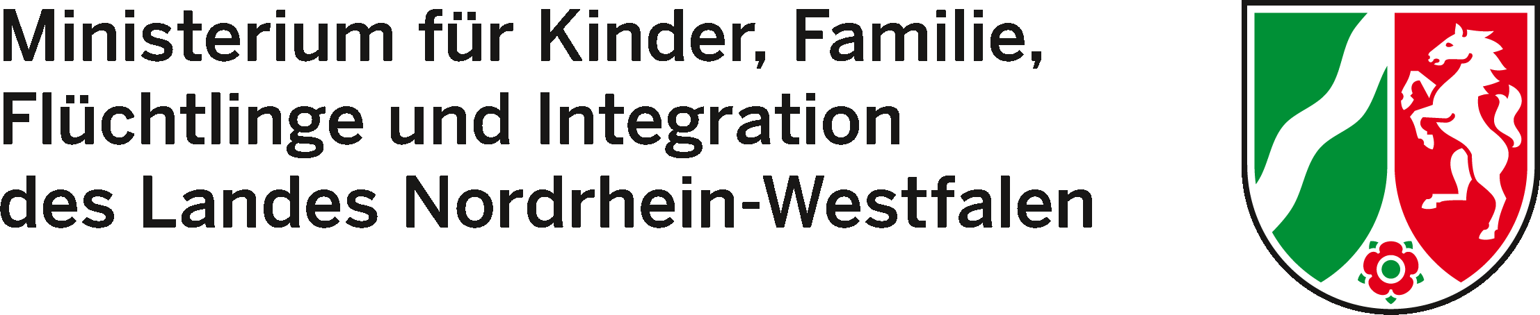 Logo des Ministeriums für Kinder, Familie, Flüchtlinge und Integration des Landes Nordrhein-Westfalen
