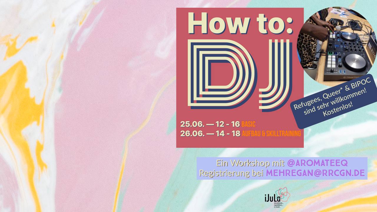 Flyer - How To: DJ - Workshop mit aromateeq